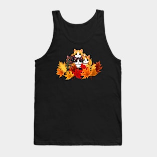 Autumn Kittens Tank Top